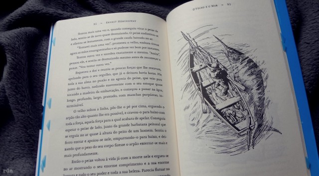 Ilustrações do livro O Velho e o Mar